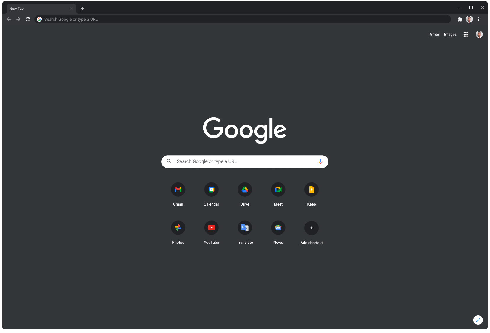 نافذة في متصفّح Chrome في 