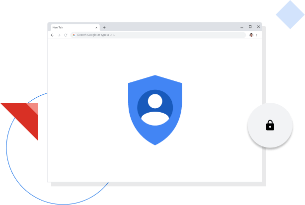 نافذة في متصفّح Chrome تعرض رمز الخصوصية في Google